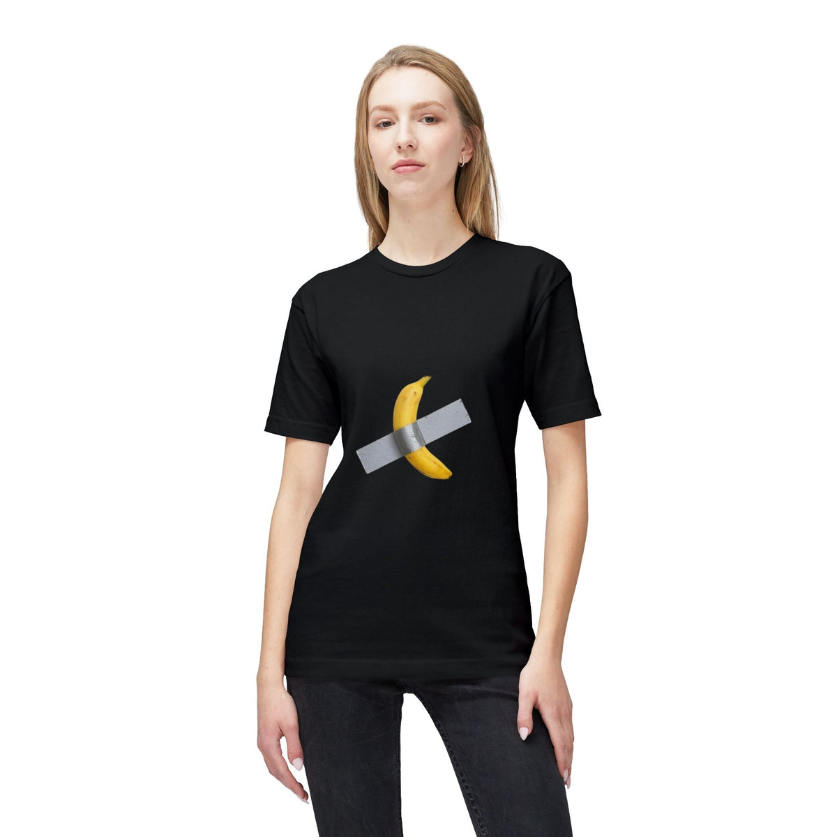 Duct-Taped Banana Graphic T-Shirt Printify
