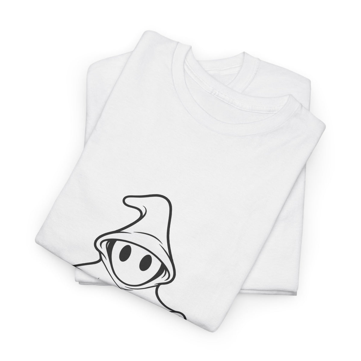 Ghost with Jack-O'-Lantern T-Shirt — Cute Halloween Graphic Tee Printify