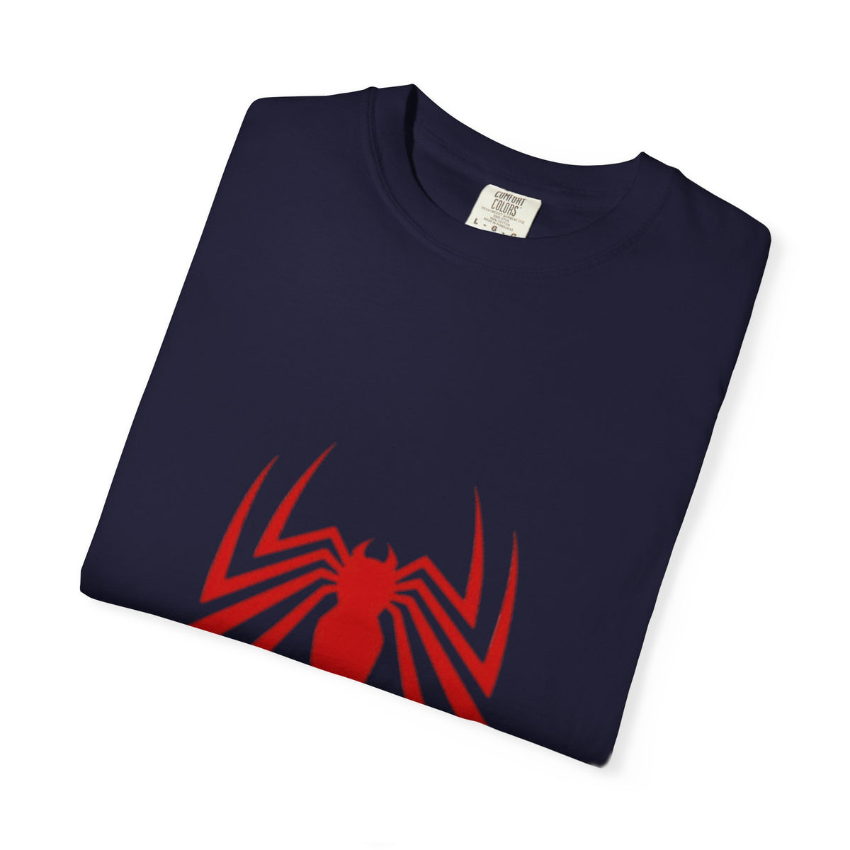 Spider Emblem T‑Shirt — Red Arachnid Graphic Tee Printify