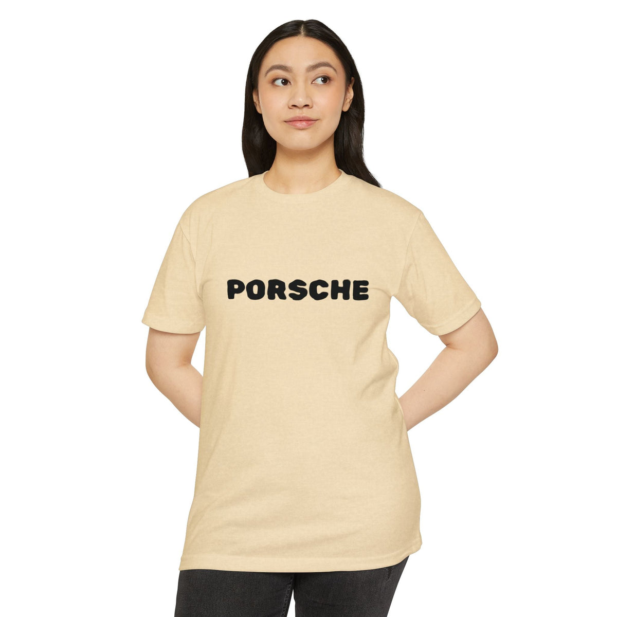 Porsche Graphic T-Shirt — Retro Racing Badge Tee Printify