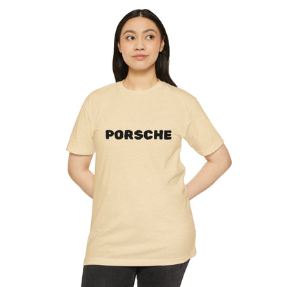 Porsche Graphic T-Shirt — Retro Racing Badge Tee Printify