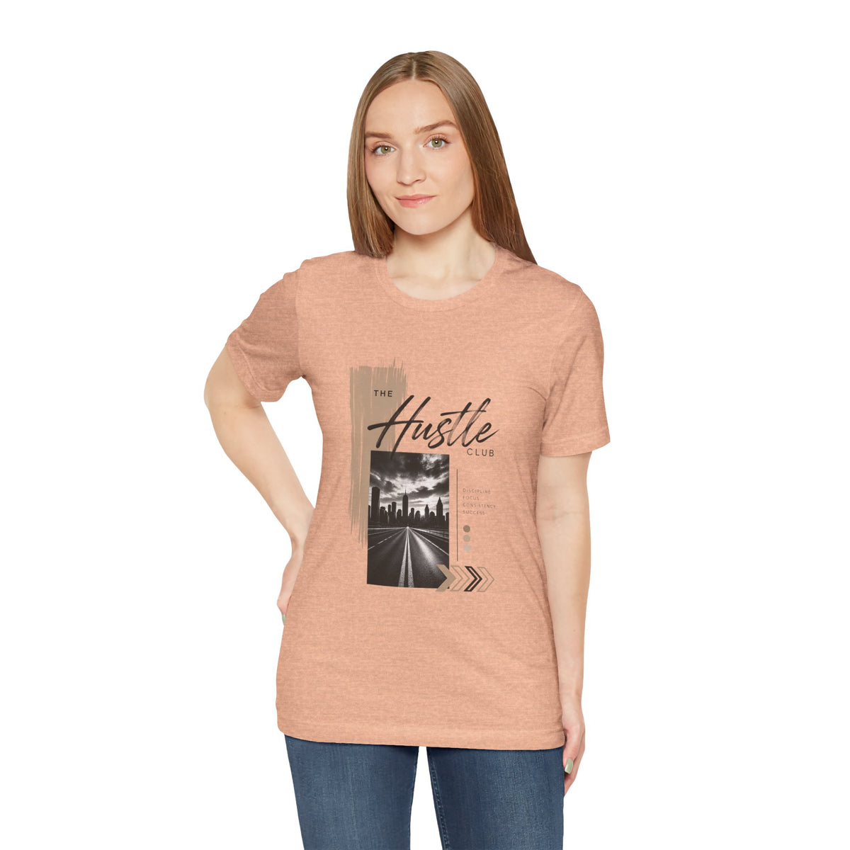 Hustle Club Tee — Urban Roadtrip Graphic T-Shirt Printify