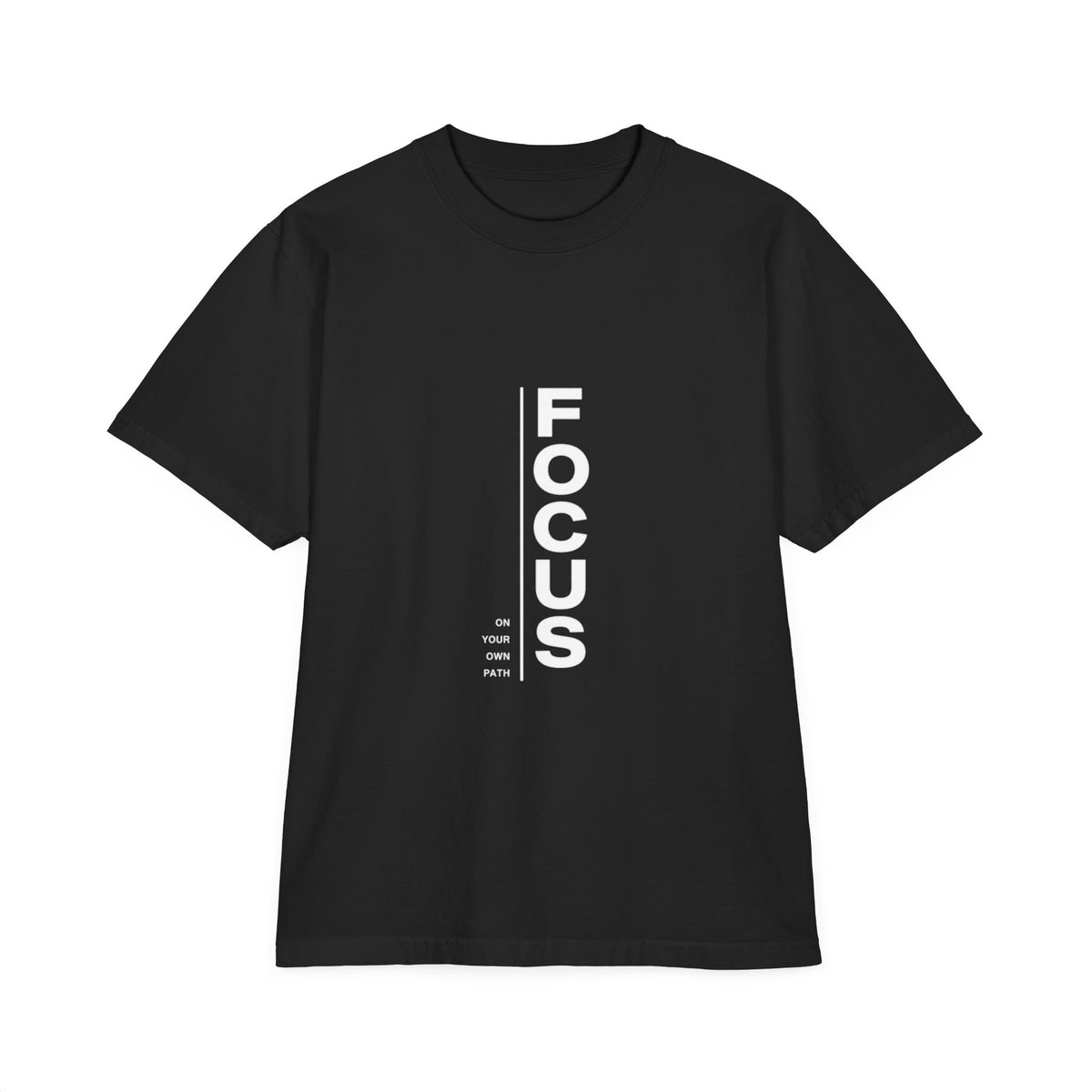 Graphic Drop-Shoulder T-Shirt — Relaxed Garment-Dyed Tee Printify