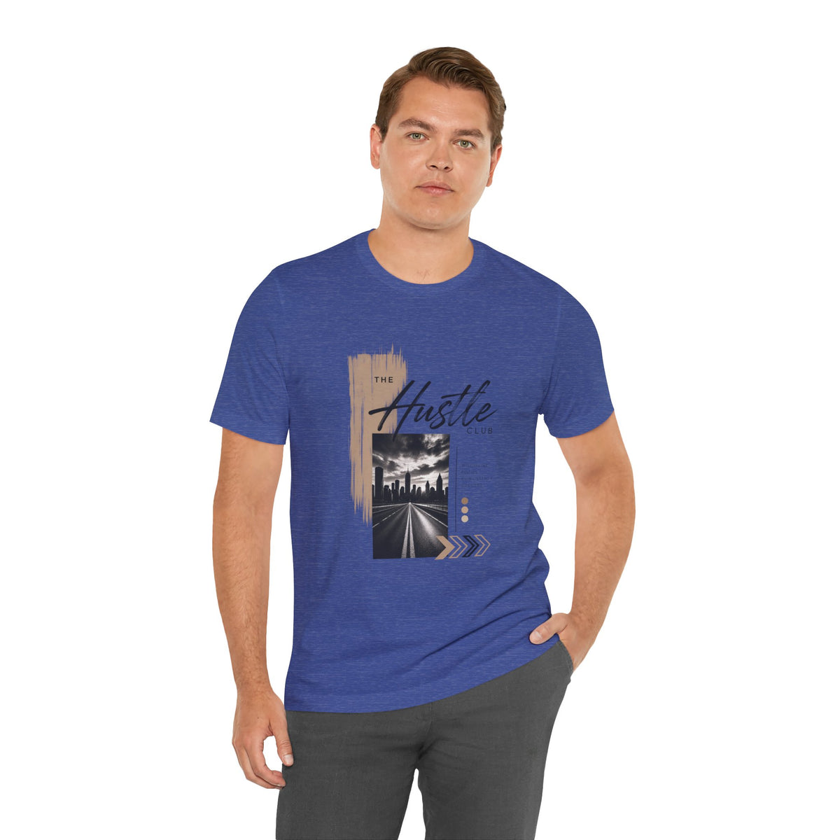 Hustle Club Tee — Urban Roadtrip Graphic T-Shirt Printify