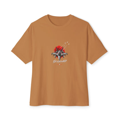 Boxy Tee — Red Rose & Dagger Graphic Printify