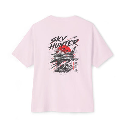 Boxy Tee — Red Rose & Dagger Graphic Printify