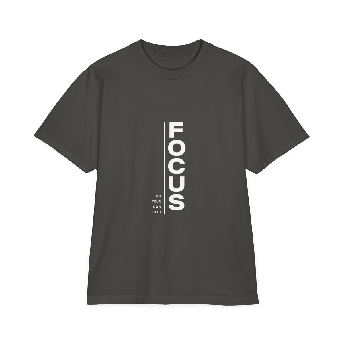 Graphic Drop-Shoulder T-Shirt — Relaxed Garment-Dyed Tee Printify