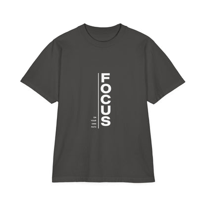 Graphic Drop-Shoulder T-Shirt — Relaxed Garment-Dyed Tee Printify