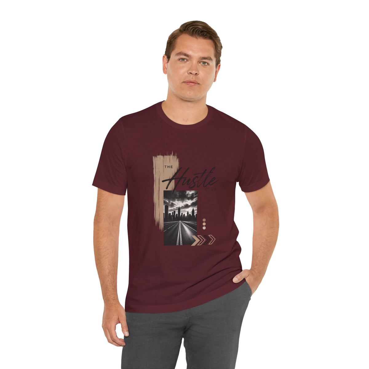 Hustle Club Tee — Urban Roadtrip Graphic T-Shirt Printify
