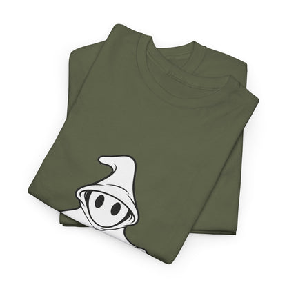 Ghost with Jack-O'-Lantern T-Shirt — Cute Halloween Graphic Tee Printify