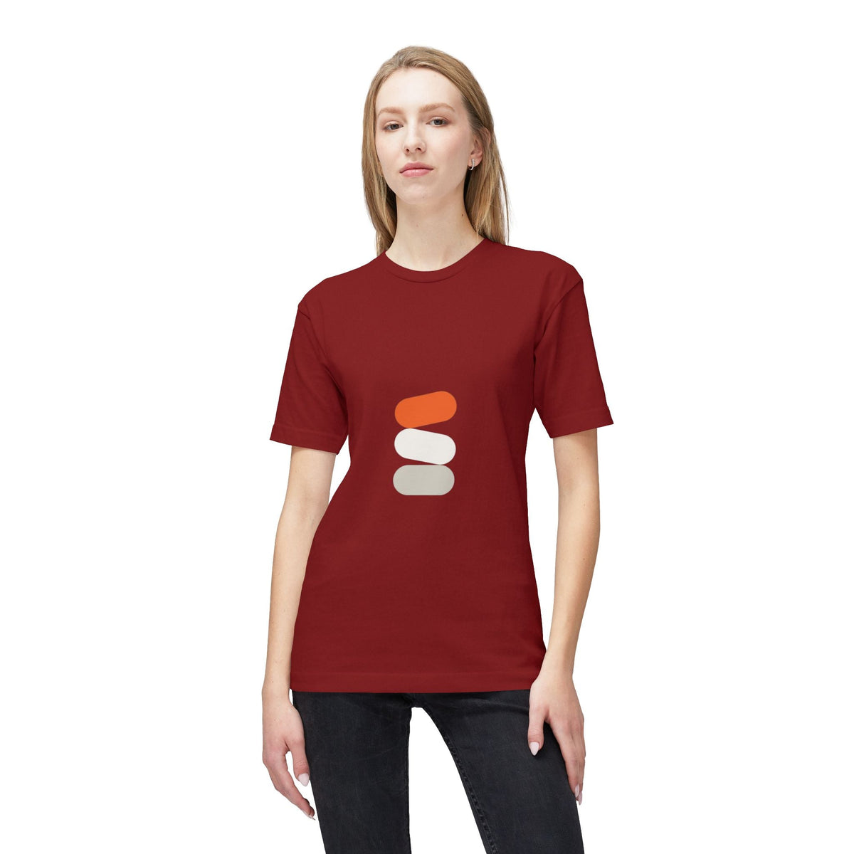 Minimalist Color Stack T-Shirt — Modern Neutral Graphic Tee Printify