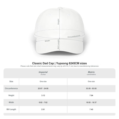 Chaos Dad Cap – Vintage Brushstroke Logo Baseball Hat Printify