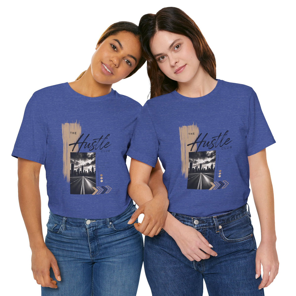 Hustle Club Tee — Urban Roadtrip Graphic T-Shirt Printify