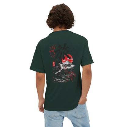 Samurai Spirit Tee — Japanese Calligraphy Chest Print Printify
