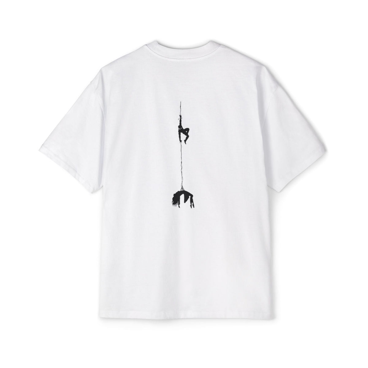 Graphic Tee — Romantic Superhero Front & Web-Swing Back Printify
