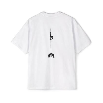 Graphic Tee — Romantic Superhero Front & Web-Swing Back Printify