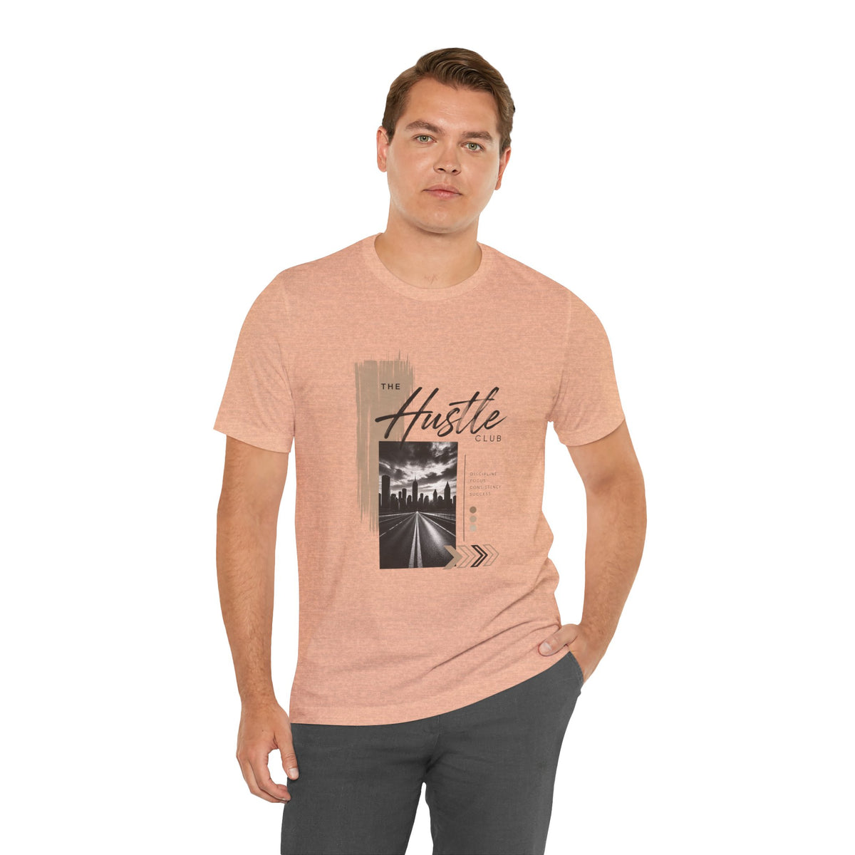 Hustle Club Tee — Urban Roadtrip Graphic T-Shirt Printify