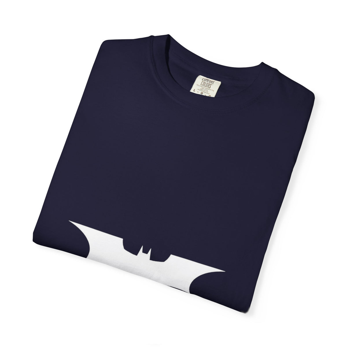 Bat Emblem T-Shirt — Minimalist Gothic Graphic Tee Printify