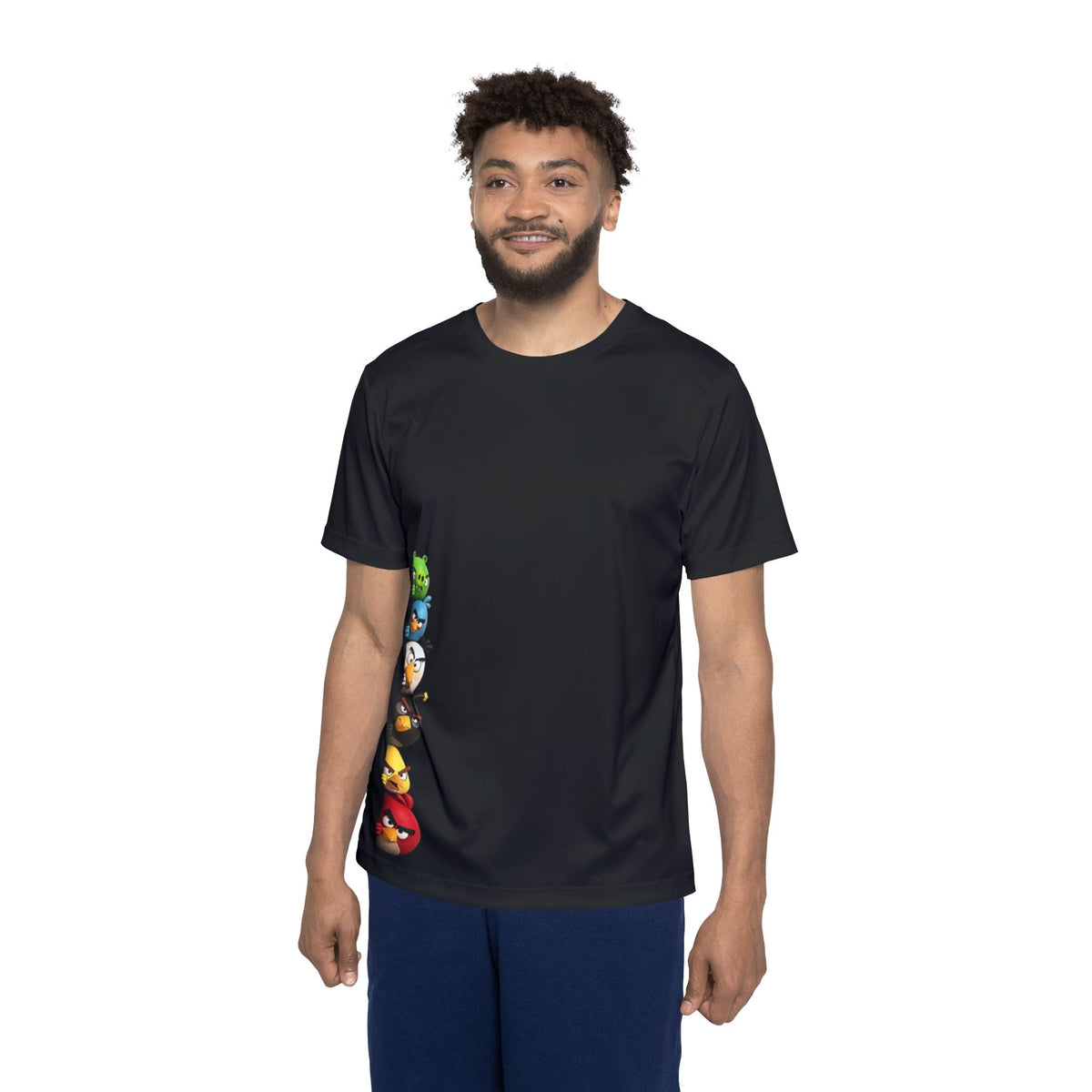 Angry Birds Vertical Stack Men's Sports Jersey Printify