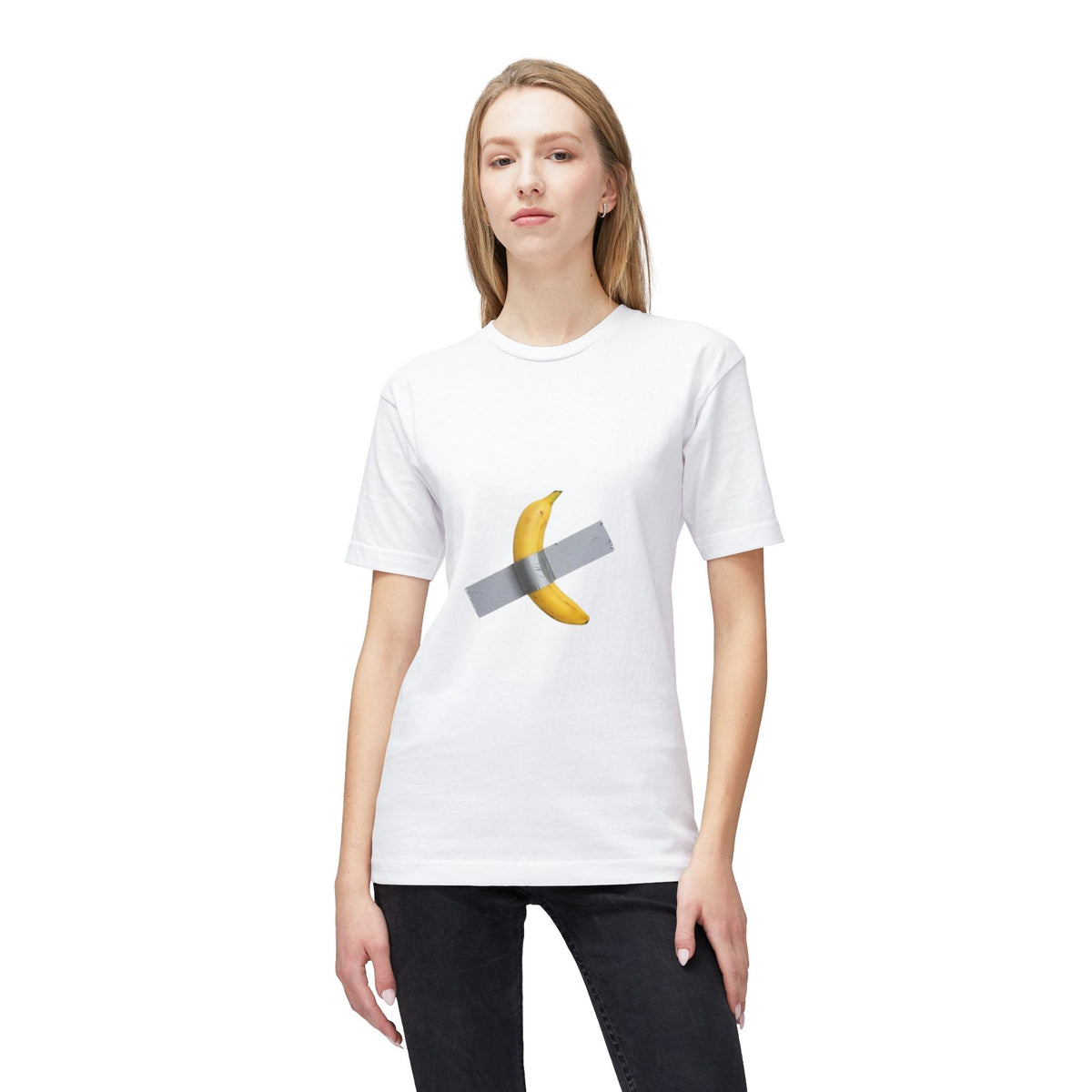 Duct-Taped Banana Graphic T-Shirt Printify