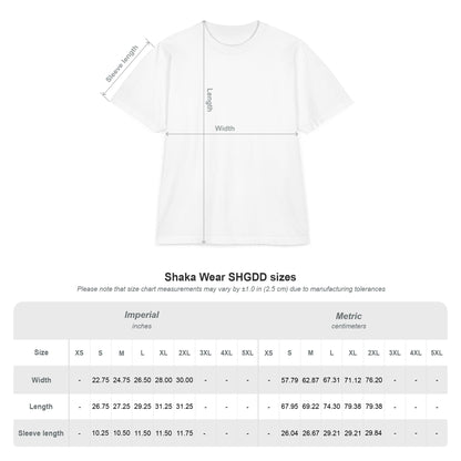 Graphic Drop-Shoulder T-Shirt — Relaxed Garment-Dyed Tee Printify