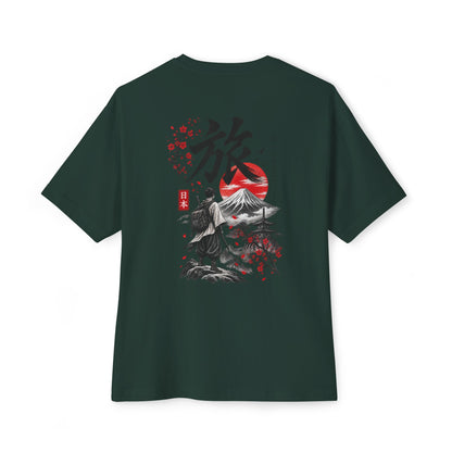 Samurai Spirit Tee — Japanese Calligraphy Chest Print Printify