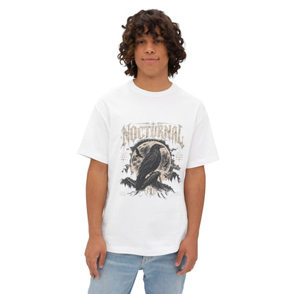 Nocturnal Raven Tee — Gothic Crow Graphic T-Shirt Printify
