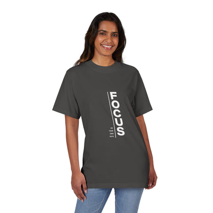 Graphic Drop-Shoulder T-Shirt — Relaxed Garment-Dyed Tee Printify