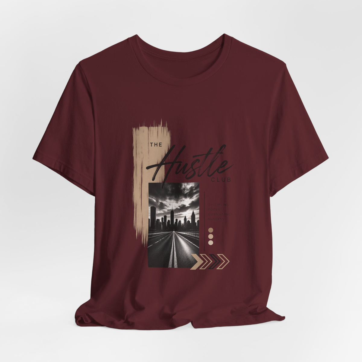 Hustle Club Tee — Urban Roadtrip Graphic T-Shirt Printify