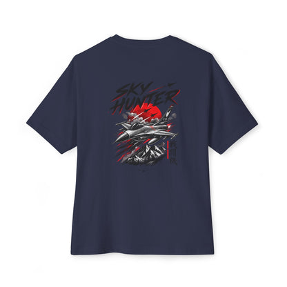 Boxy Tee — Red Rose & Dagger Graphic Printify