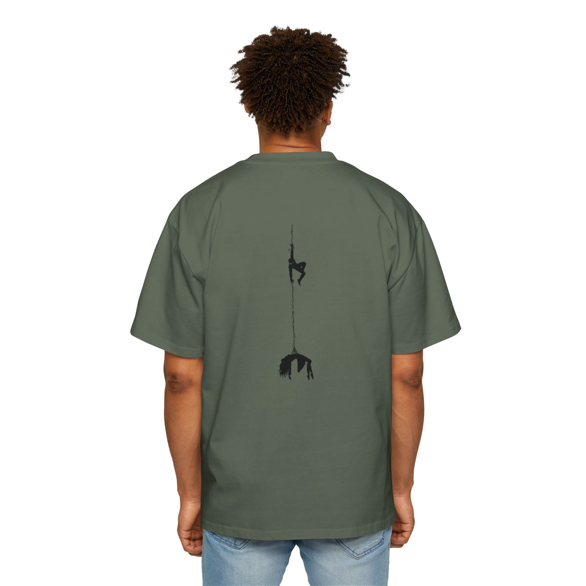 Graphic Tee — Romantic Superhero Front & Web-Swing Back Printify
