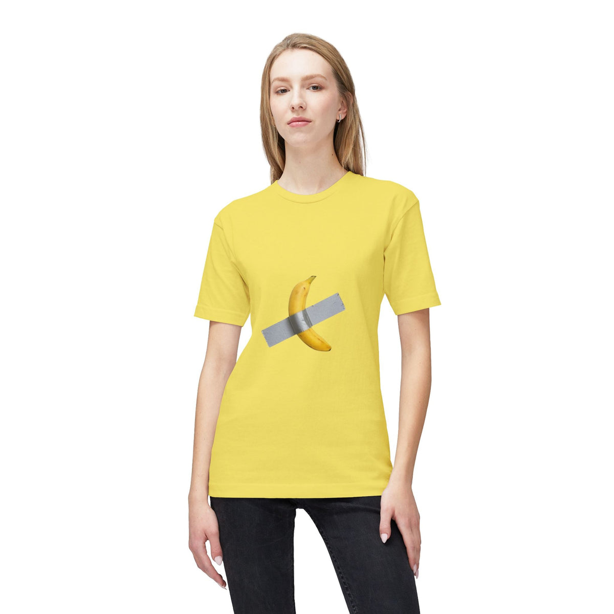 Duct-Taped Banana Graphic T-Shirt Printify