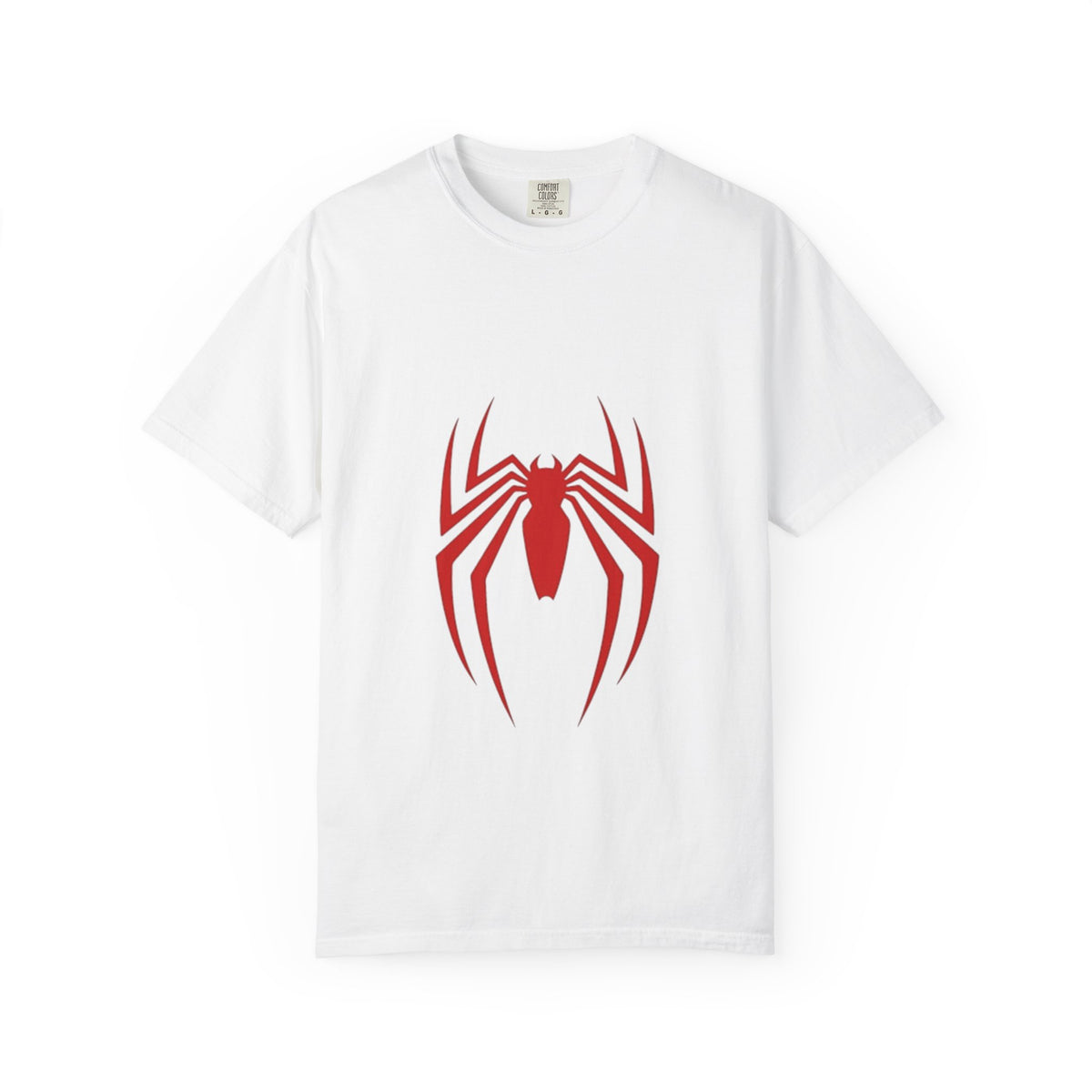 Spider Emblem T‑Shirt — Red Arachnid Graphic Tee Printify