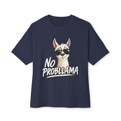 No Probllama T‑Shirt — Cool Llama Sunglasses Graphic Tee Printify