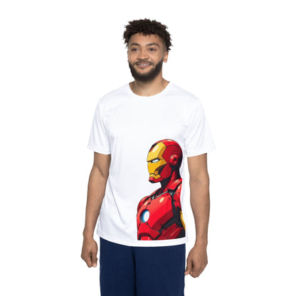 Iron Hero Profile Men's Sports Jersey - Graphic Athletic Tee Printify