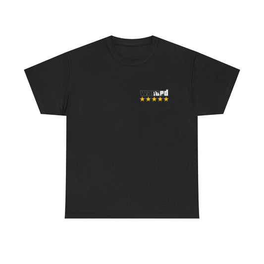 Racing Wheels Tee — Motorsport Logo Graphic T-Shirt Printify