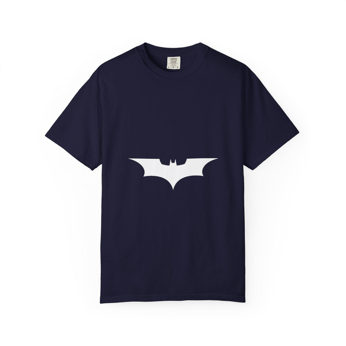Bat Emblem T-Shirt — Minimalist Gothic Graphic Tee Printify