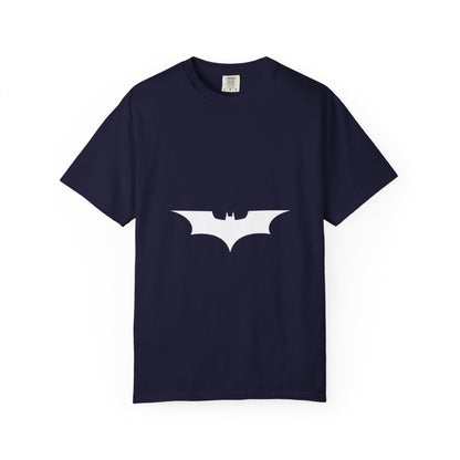 Bat Emblem T-Shirt — Minimalist Gothic Graphic Tee Printify