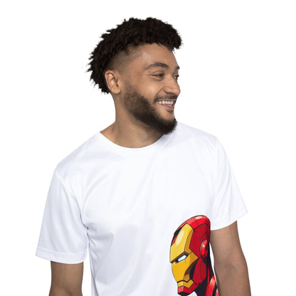 Iron Hero Profile Men's Sports Jersey - Graphic Athletic Tee Printify