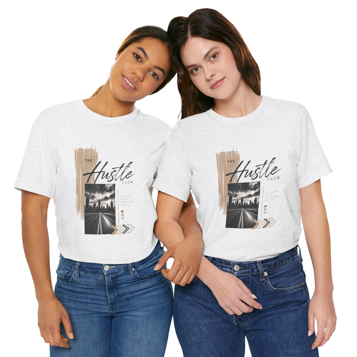 Hustle Club Tee — Urban Roadtrip Graphic T-Shirt Printify