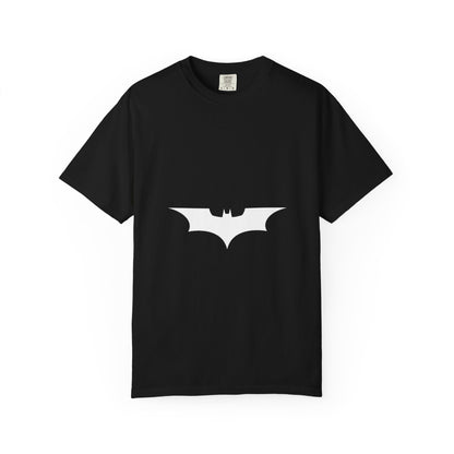 Bat Emblem T-Shirt — Minimalist Gothic Graphic Tee Printify