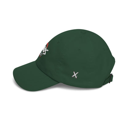 Chaos Dad Cap – Vintage Brushstroke Logo Baseball Hat Printify