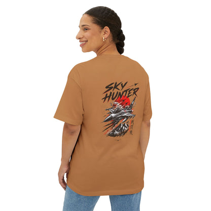 Boxy Tee — Red Rose & Dagger Graphic Printify