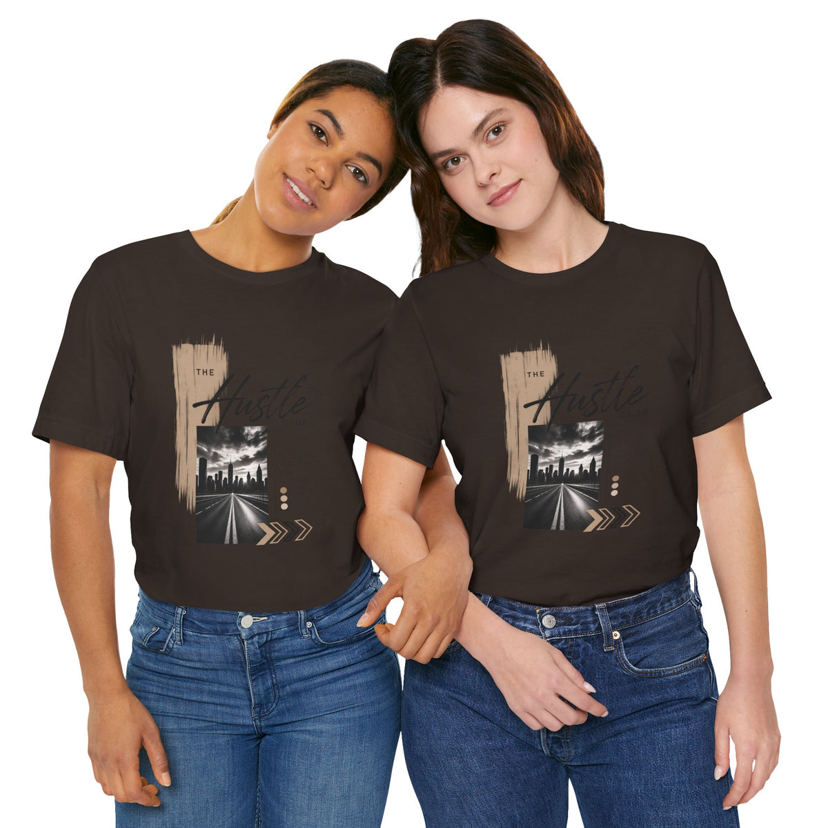 Hustle Club Tee — Urban Roadtrip Graphic T-Shirt Printify
