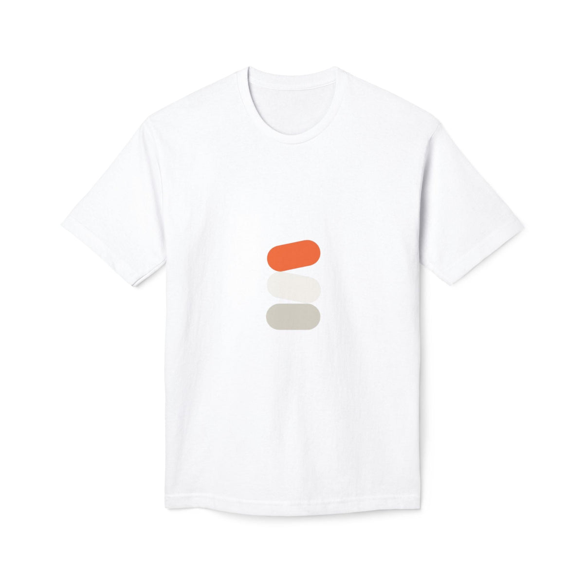 Minimalist Color Stack T-Shirt — Modern Neutral Graphic Tee Printify