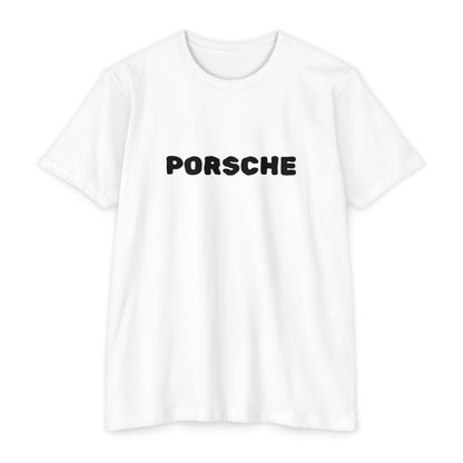Porsche Graphic T-Shirt — Retro Racing Badge Tee Printify