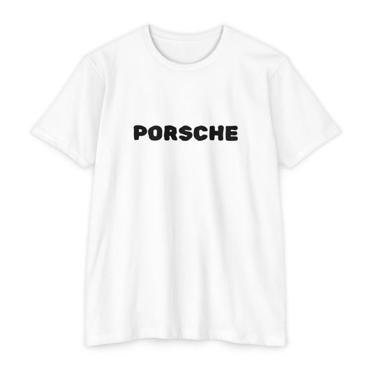 Porsche Graphic T-Shirt — Retro Racing Badge Tee Printify