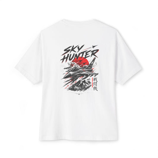 Boxy Tee — Red Rose & Dagger Graphic Printify