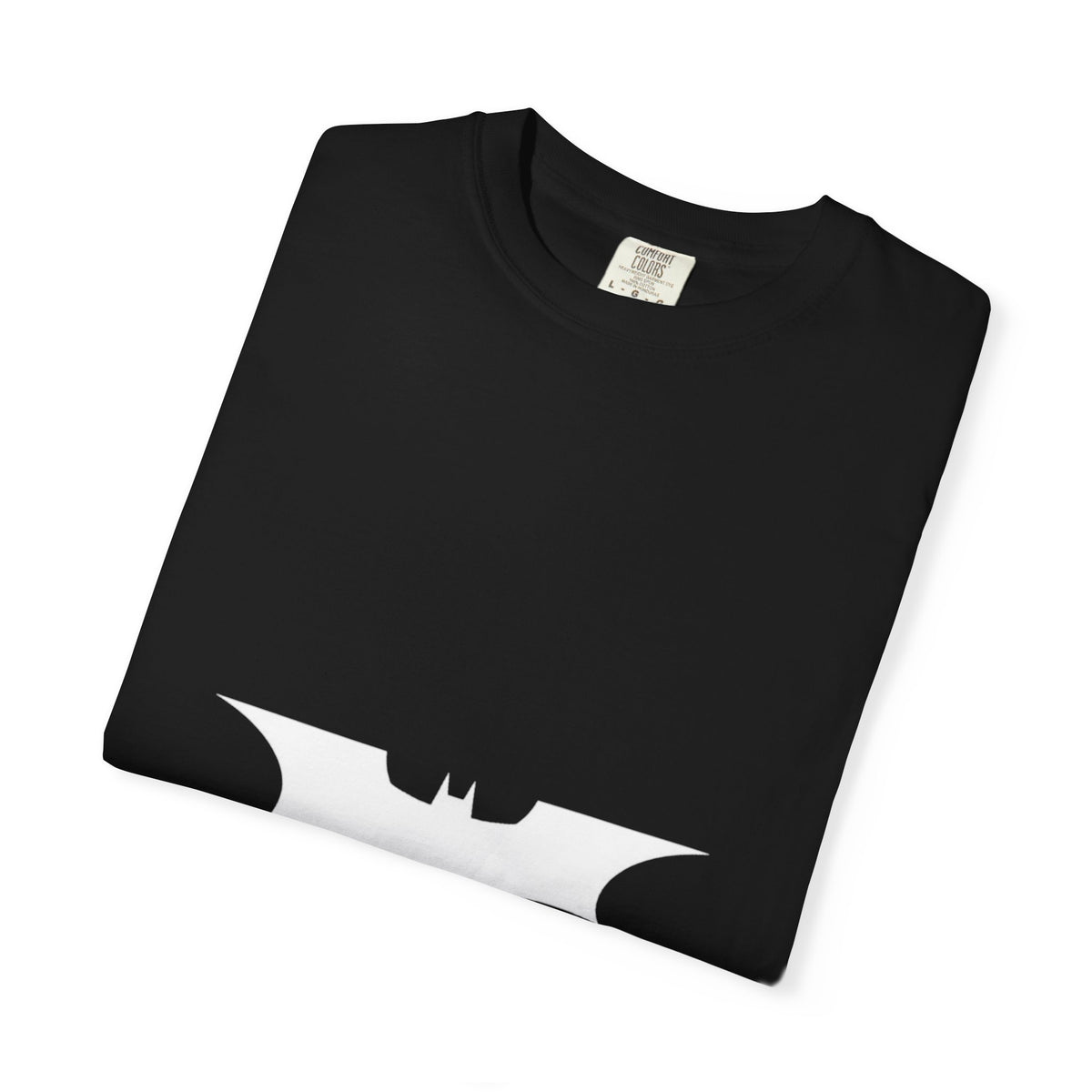 Bat Emblem T-Shirt — Minimalist Gothic Graphic Tee Printify