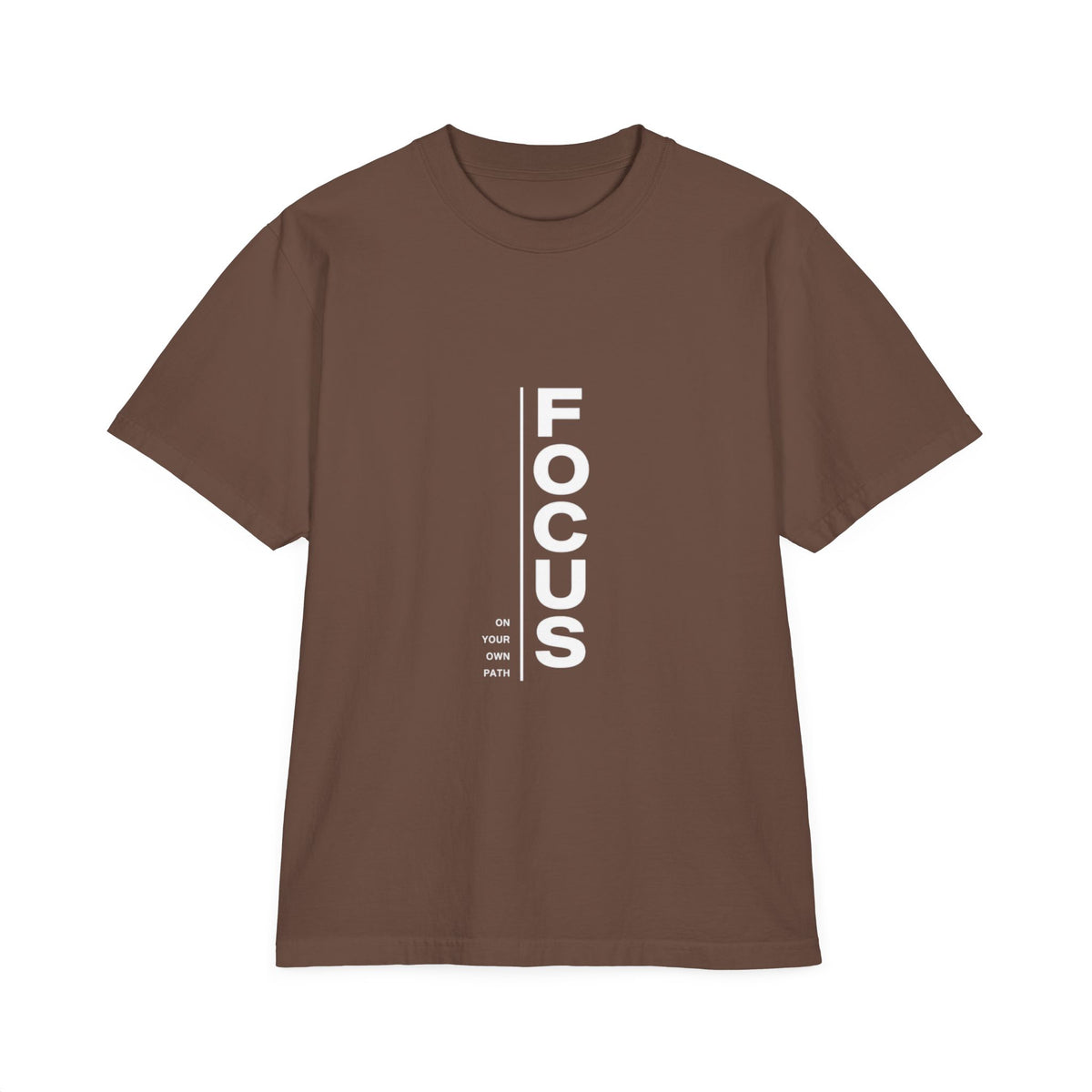 Graphic Drop-Shoulder T-Shirt — Relaxed Garment-Dyed Tee Printify